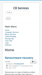 Mobile Screenshot of cbserviceslondon.com