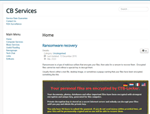 Tablet Screenshot of cbserviceslondon.com